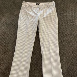 Gingham Print Trousers